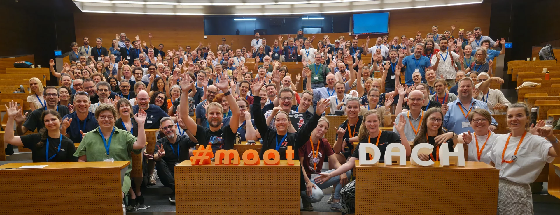 MoodleMoot DACH 2026: Gruppenbild vom BarCamp